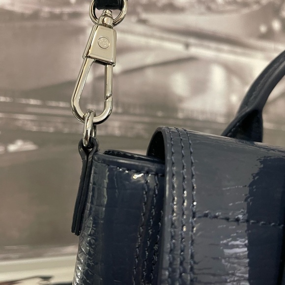 Phillip Lim Navy Patent Mini Pashli - Picture 3 of 8